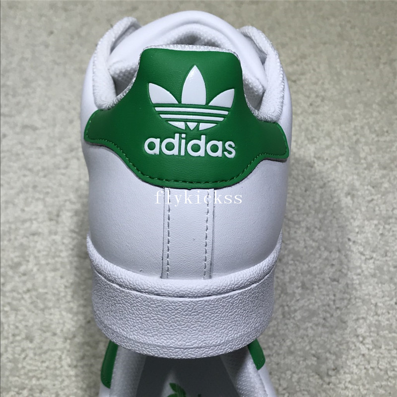 Adidas Superstar White Green BY3722